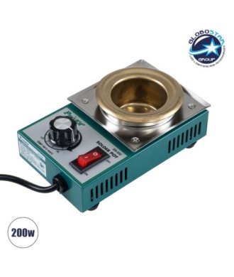 GLOBOSTAR® PROSKIT SS-552Η 79992 Δοχείο Συγκόλλησης με Ρυθμιζόμενη Θερμοκρασία από 100°C έως 550°C 200W AC 220-240V IP20 - Μ15 x Π9.5 x Υ5.2cm - 2 Χρόνια Εγγύηση